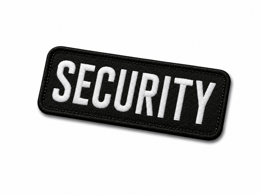 Ετικέτα SECURITY 25x9 εκ. με βέλκρο πίσω μέρος