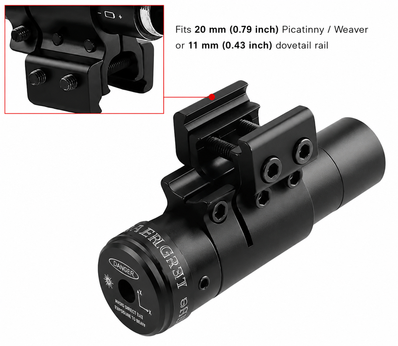Λέιζερ σκοπευτικό TargetBeam Red Dot Laser Sight