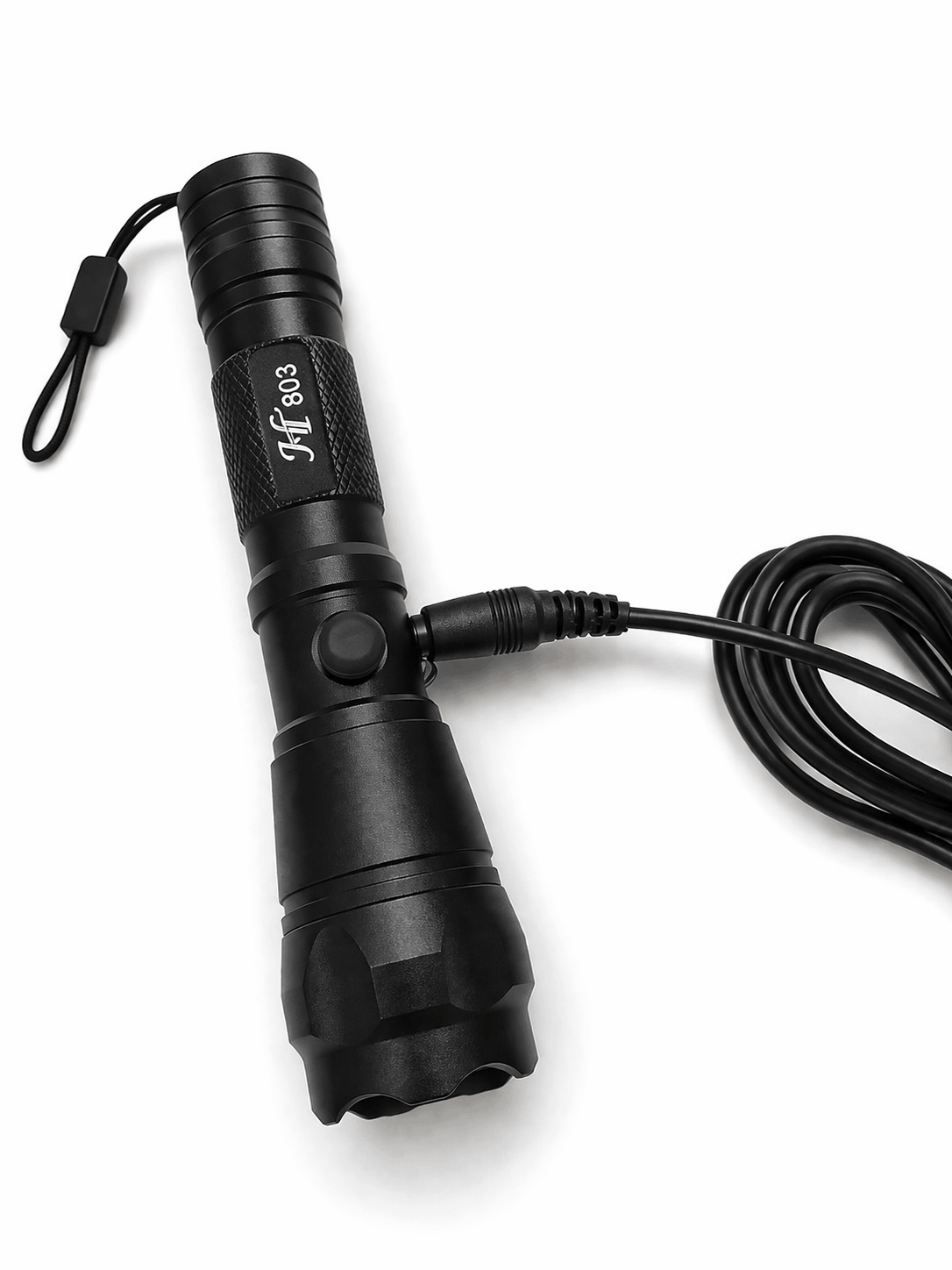 LED φακός Black Airsoft 903 12V με φορτιστή και επαναφορτιζόμενη μπαταρία