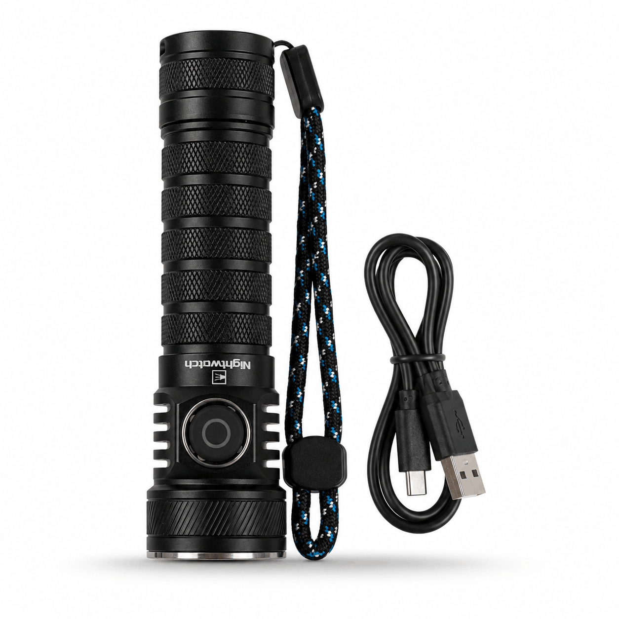 Акумулаторен LED фенер Nightwatch 12 см с USB-C зареждане