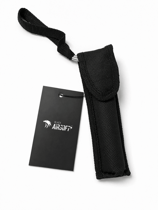 Τηλεσκοπικό ατσάλινο ρόπαλο Black Airsoft RAPTOR 40 εκ. με θήκη
