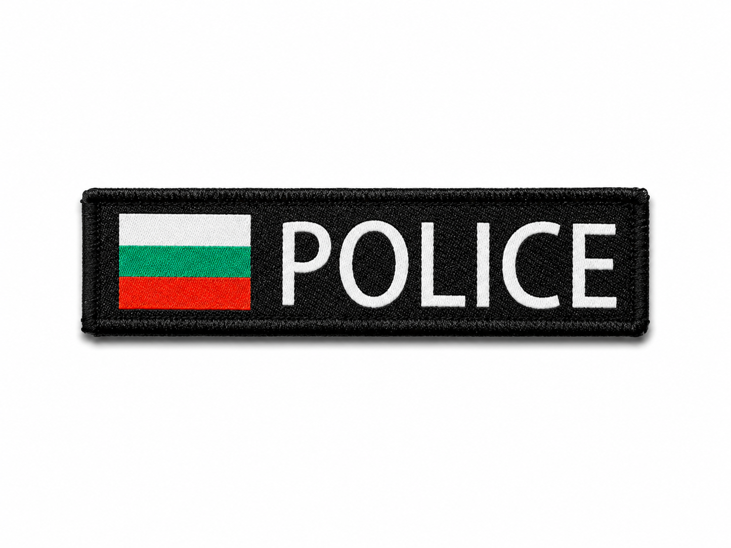 Emblema POLICE 10x2.5 cm cu spate velcro
