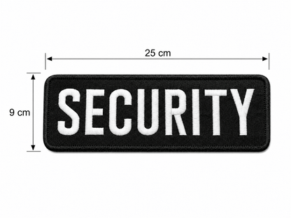 Ετικέτα SECURITY 25x9 εκ. με βέλκρο πίσω μέρος