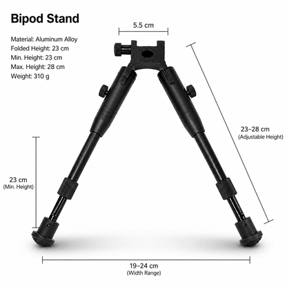 Τακτική δίποδη βάση BlackAirsoft EagleForce Tactical Bipod