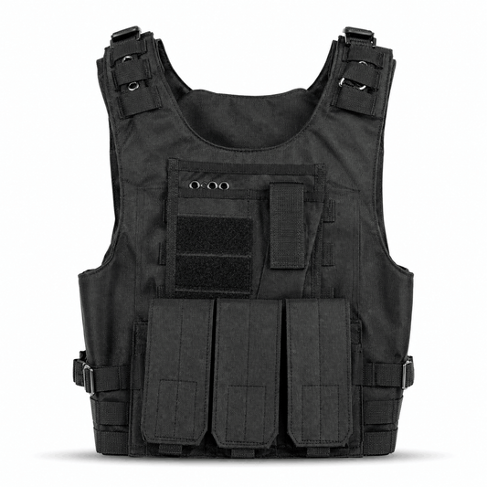 Тактическа жилетка BlackAirsoft SECURITY с модулни джобове