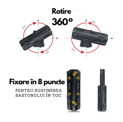 Πολυμερής θήκη για τηλεσκοπικό ραβδί BlackAirsoft BASTHO - περιστρεφόμενη 360°