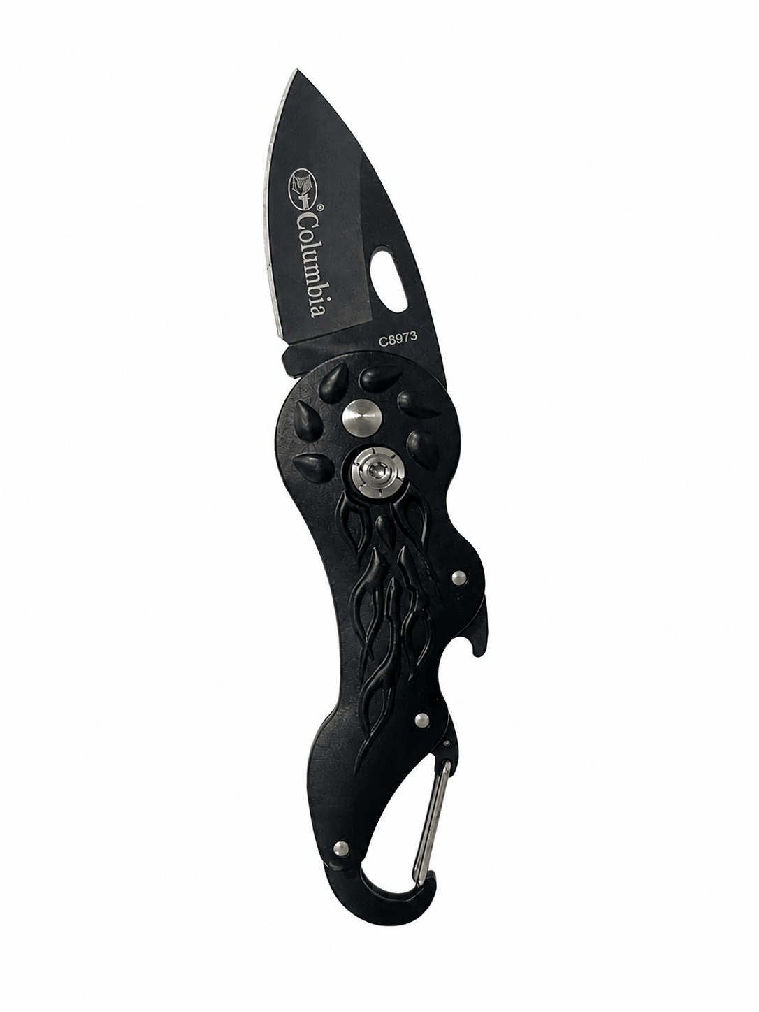 Πτυσσόμενο μαχαίρι Black Airsoft Columbia Mini - Καραμπίνερ