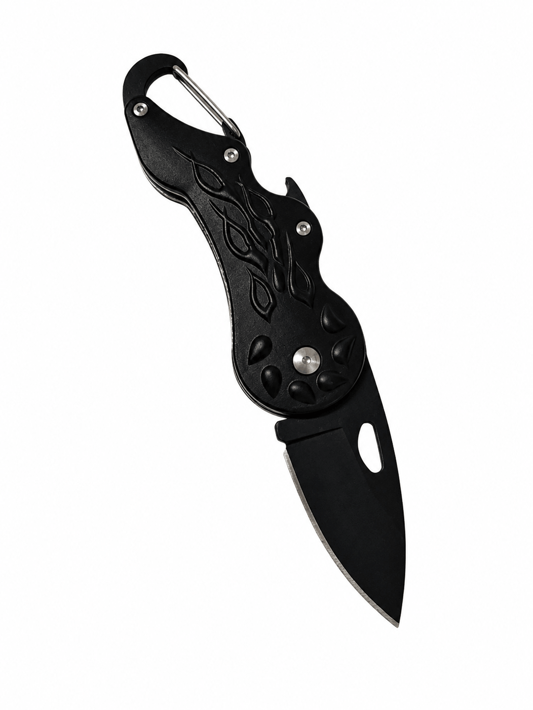 Πτυσσόμενο μαχαίρι Black Airsoft Columbia Mini - Καραμπίνερ