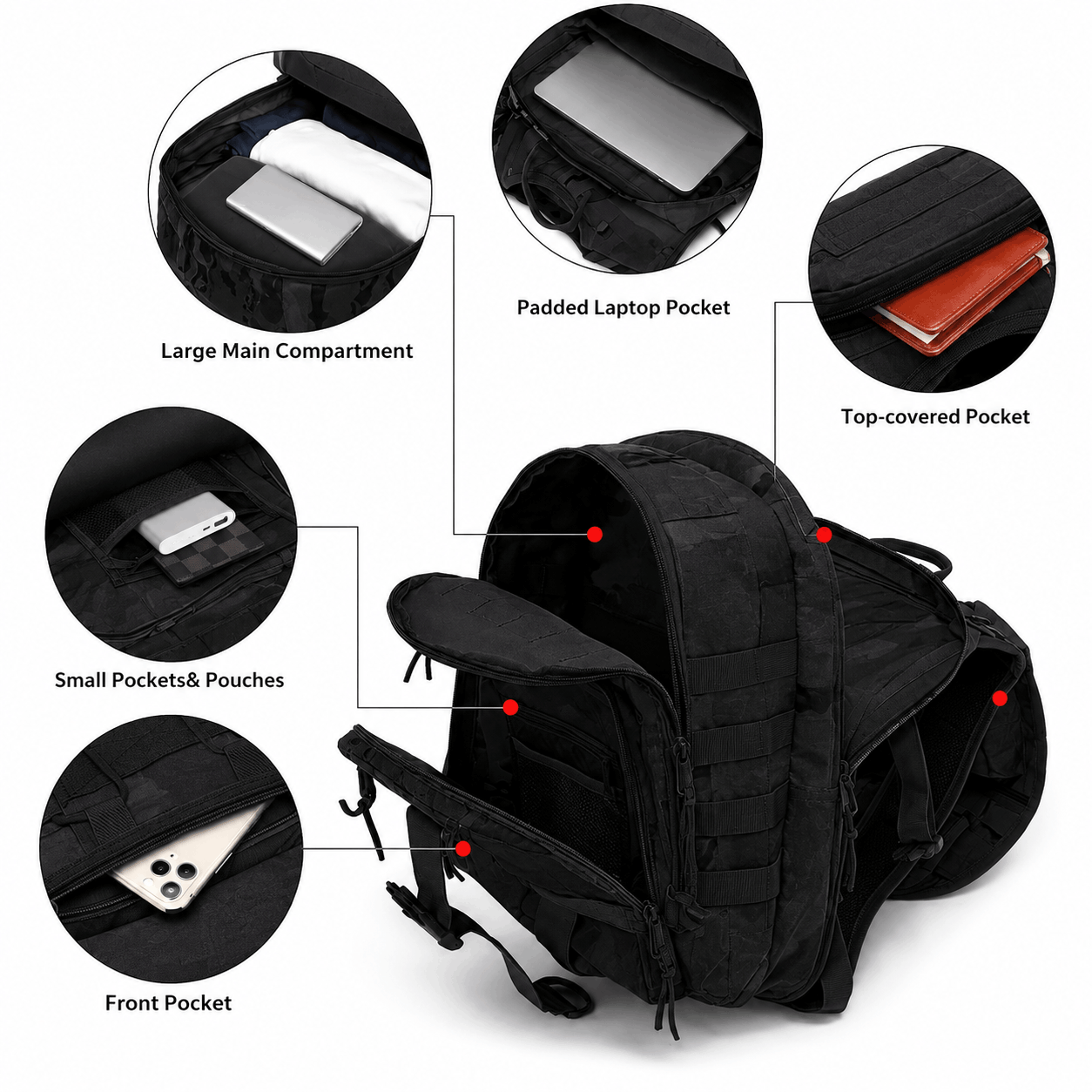 Τακτικό σακίδιο BlackAirsoft CROSS-X 35L