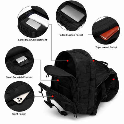 Τακτικό σακίδιο BlackAirsoft CROSS-X 35L