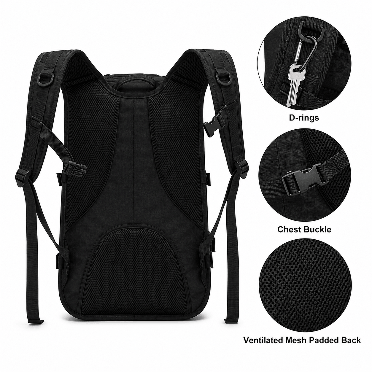 Τακτικό σακίδιο BlackAirsoft CROSS-X 35L