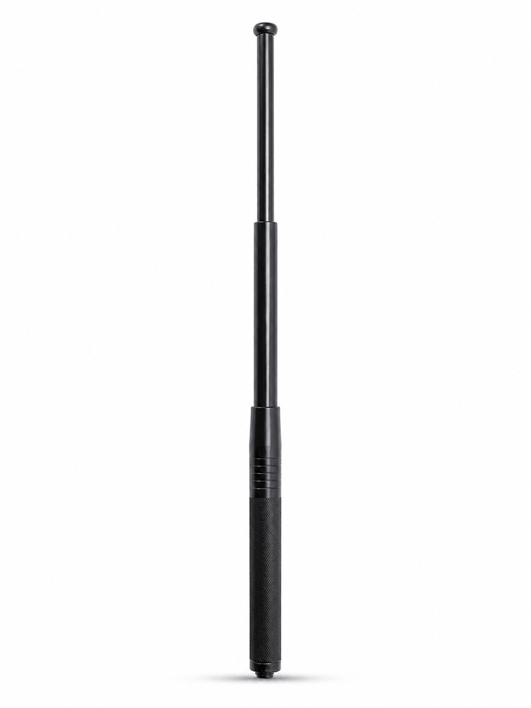 Τηλεσκοπικό ατσάλινο ρόπαλο Black Airsoft DEFENDER 50 εκ. με δερμάτινη θήκη