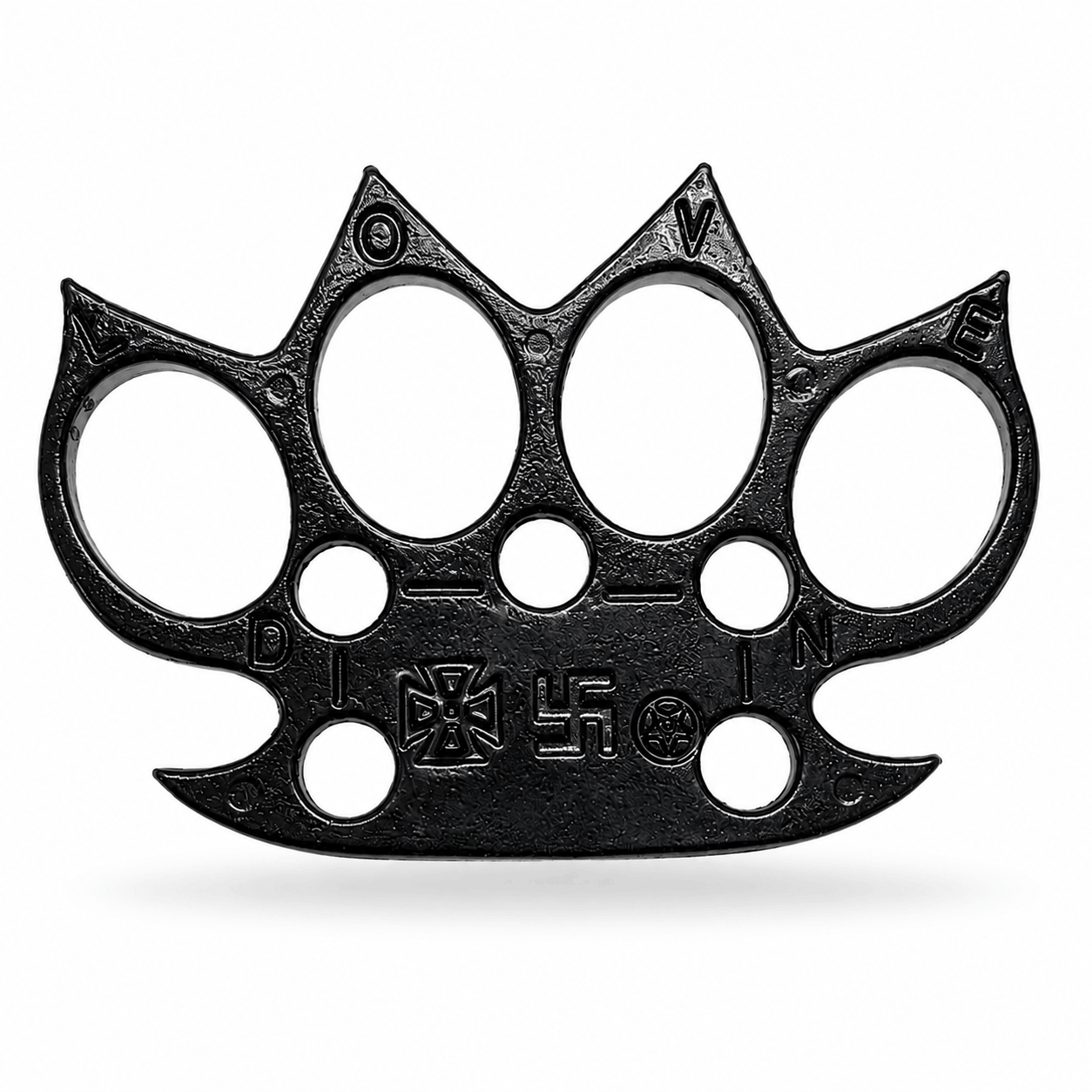 Черен метален бокс BlackAirsoft IRON FANG с 4 шипа