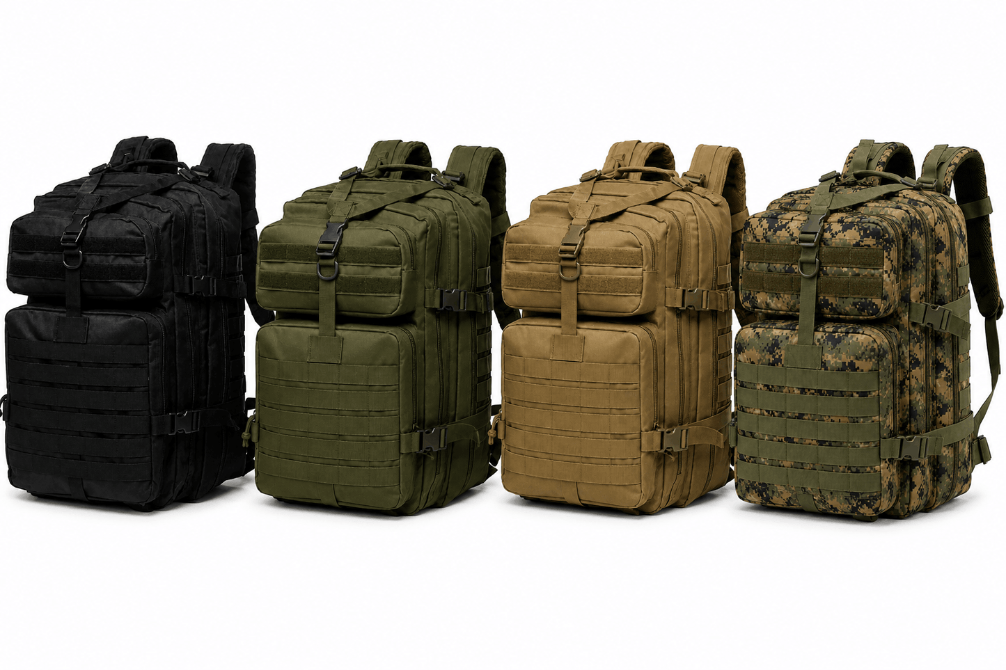 Τακτικό σακίδιο 45L BlackAirsoft Ranger, με βέλκρο σημαία 900D