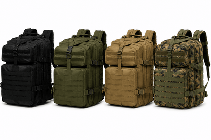 Τακτικό σακίδιο 45L BlackAirsoft Ranger, με βέλκρο σημαία 900D