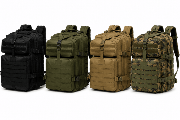 Τακτικό σακίδιο 45L BlackAirsoft Ranger, με βέλκρο σημαία 900D