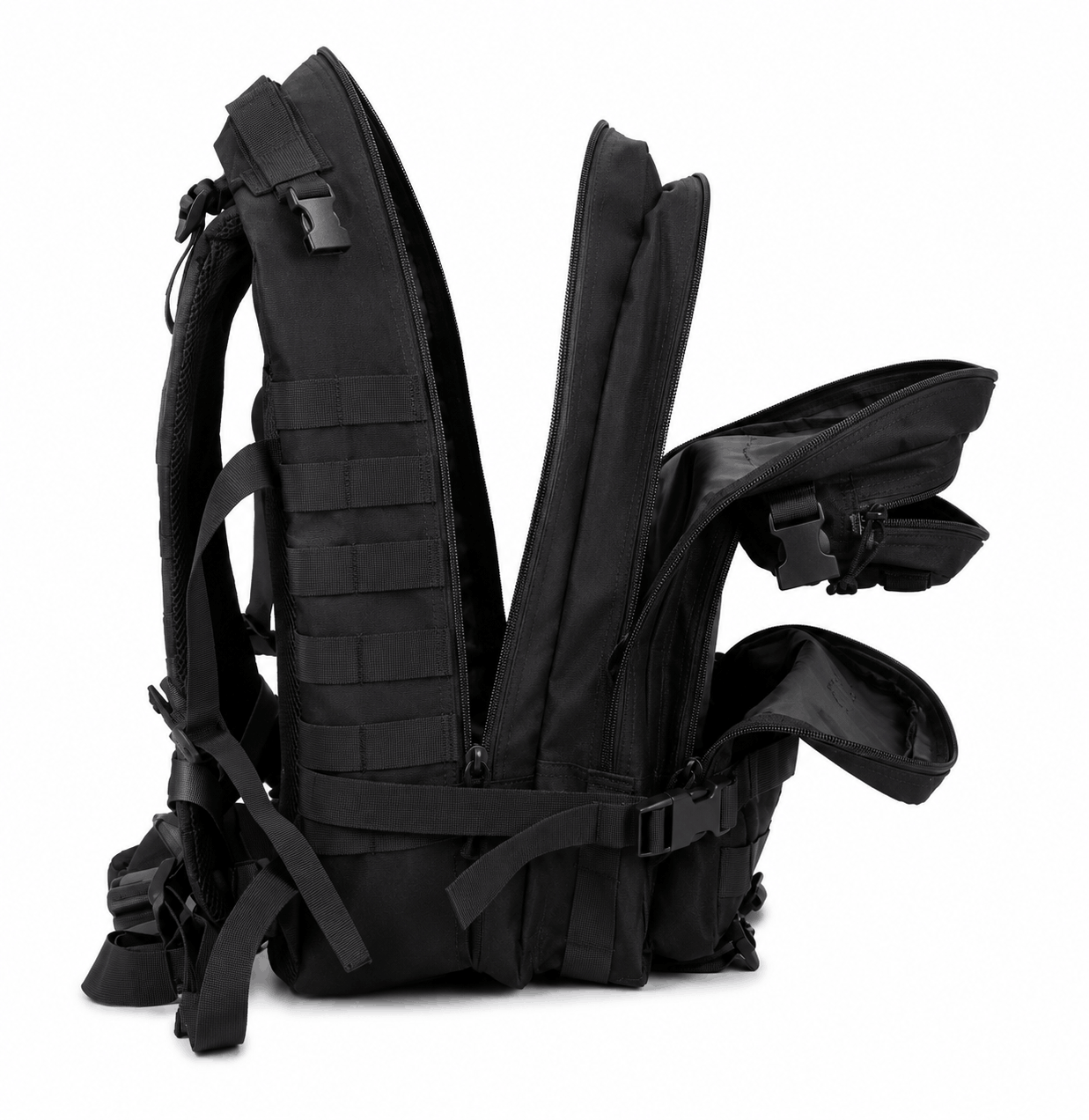 Τακτικό σακίδιο πλάτης Black Airsoft Tactical Backpack 35L 600D