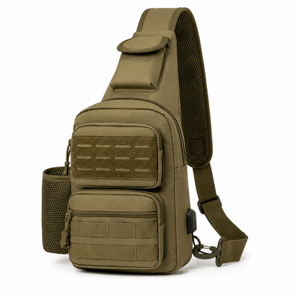 Τακτική τσάντα crossbody Black Airsoft Tactical Sling Bag