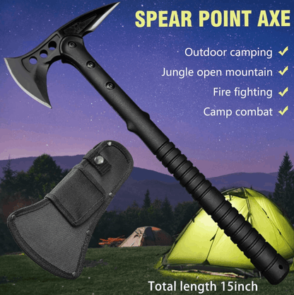 Τακτική τσεκούρι κάμπινγκ Spear Point Axe 15 Inch με θήκη
