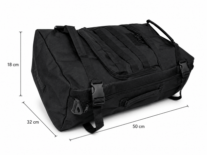 Τακτικό σακίδιο και τσάντα 2 σε 1 BlackAirsoft TRANSFORM 50L