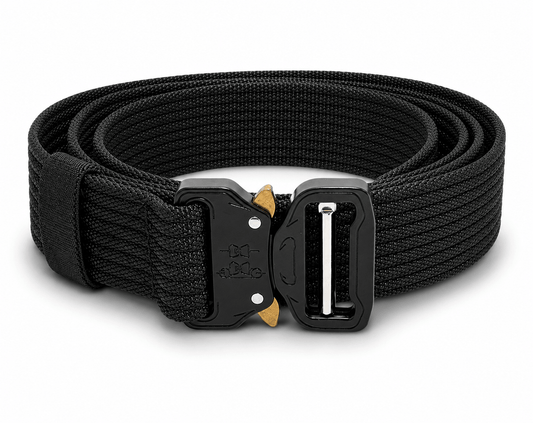 Centură tactică BlackAirsoft Cobra cu cataramă metalică și închidere rapidă – 125 cm