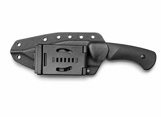 Cuțit tactic BlackAirsoft HUNTER D2 cu teacă KYDEX și mâner G10 – 24 cm
