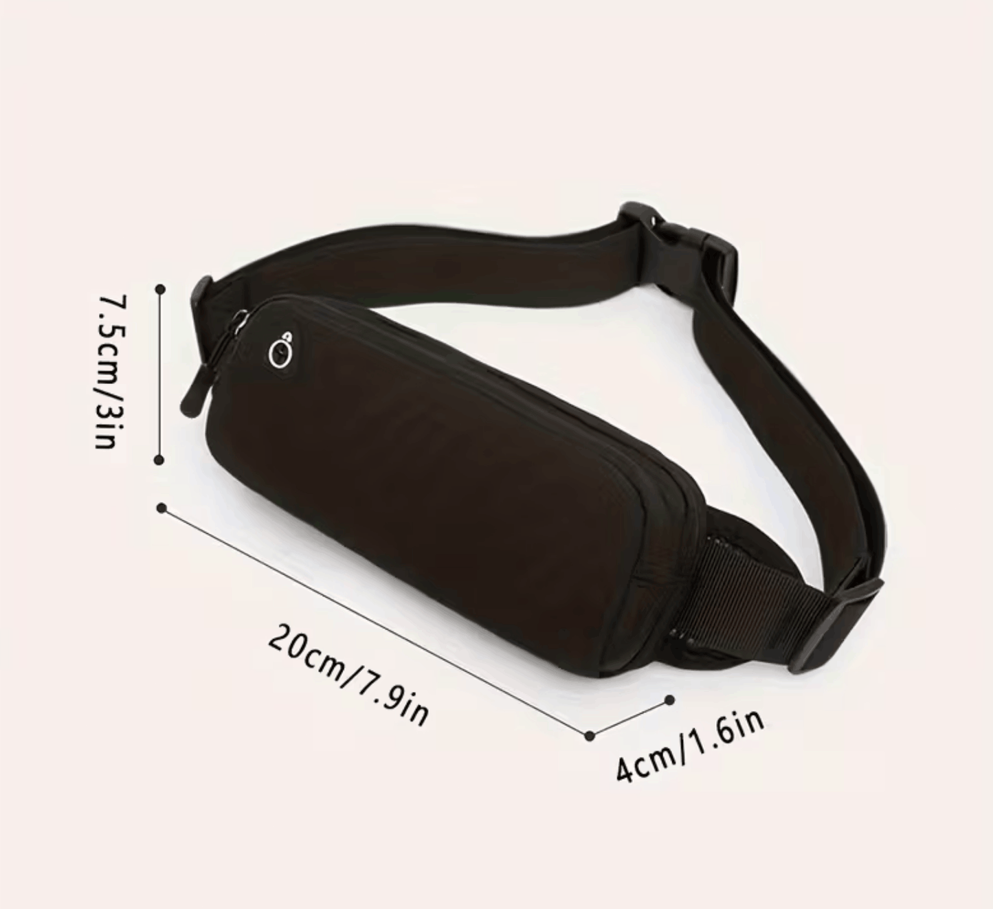 Τσάντα μέσης και ώμου BlackAirsoft Slim
