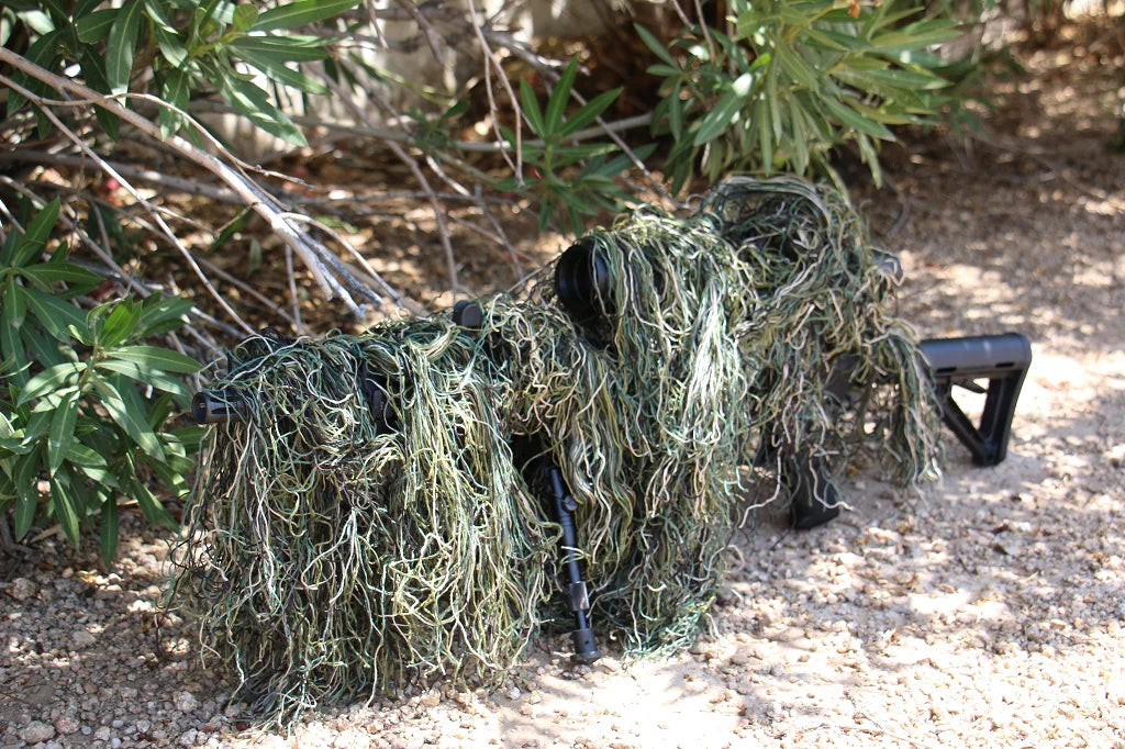 Καμουφλαρισμένη επικάλυψη τύπου Ghillie για όπλο
