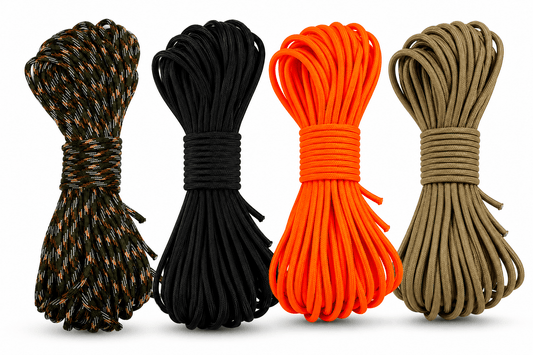 Frânghie tactică paracord 550 Tip III – 30 m, 4 mm