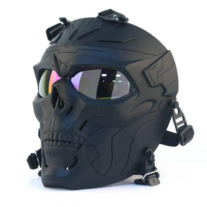 Τακτική μάσκα Skull Helmet με φιμέ φακό