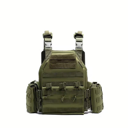 Τακτικό γιλέκο Plate Carrier, σύστημα MOLLE, με μονάδες - ρυθμιζόμενο