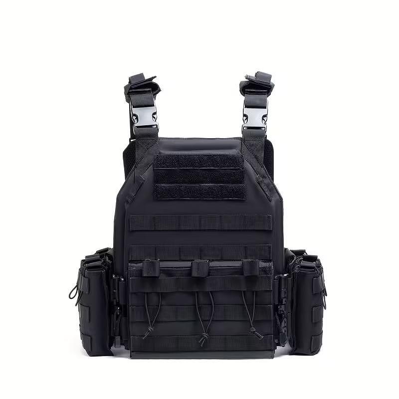 Τακτικό γιλέκο Plate Carrier, σύστημα MOLLE, με μονάδες - ρυθμιζόμενο