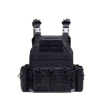 Τακτικό γιλέκο Plate Carrier, σύστημα MOLLE, με μονάδες - ρυθμιζόμενο