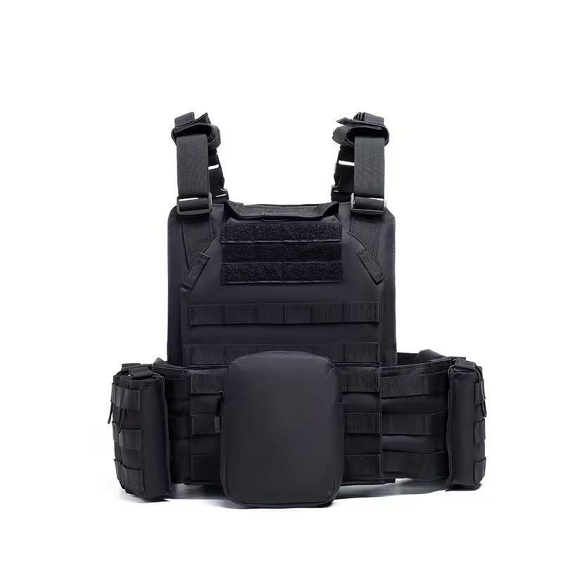 Τακτικό γιλέκο Plate Carrier, σύστημα MOLLE, με μονάδες - ρυθμιζόμενο