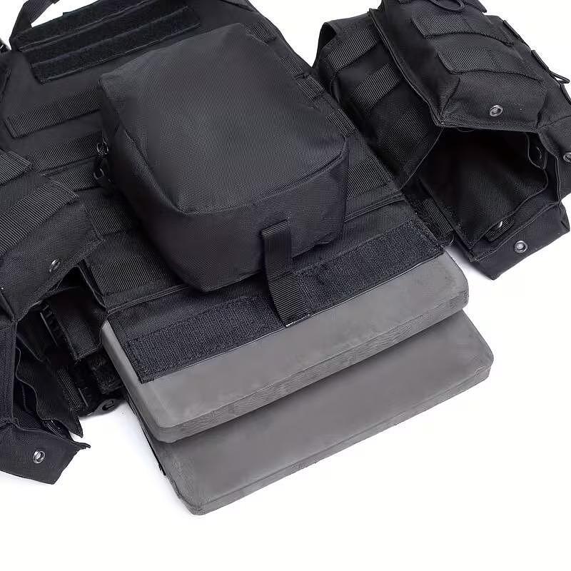 Τακτικό γιλέκο Plate Carrier, σύστημα MOLLE, με μονάδες - ρυθμιζόμενο