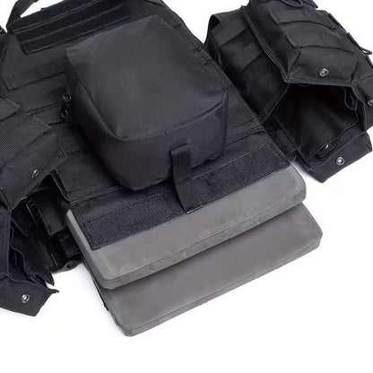 Τακτικό γιλέκο Plate Carrier, σύστημα MOLLE, με μονάδες - ρυθμιζόμενο