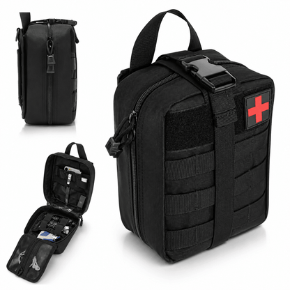 Τακτικό φαρμακείο MOLLE BlackAirsoft Rip-Away, ιατρική τσάντα πρώτων βοηθειών