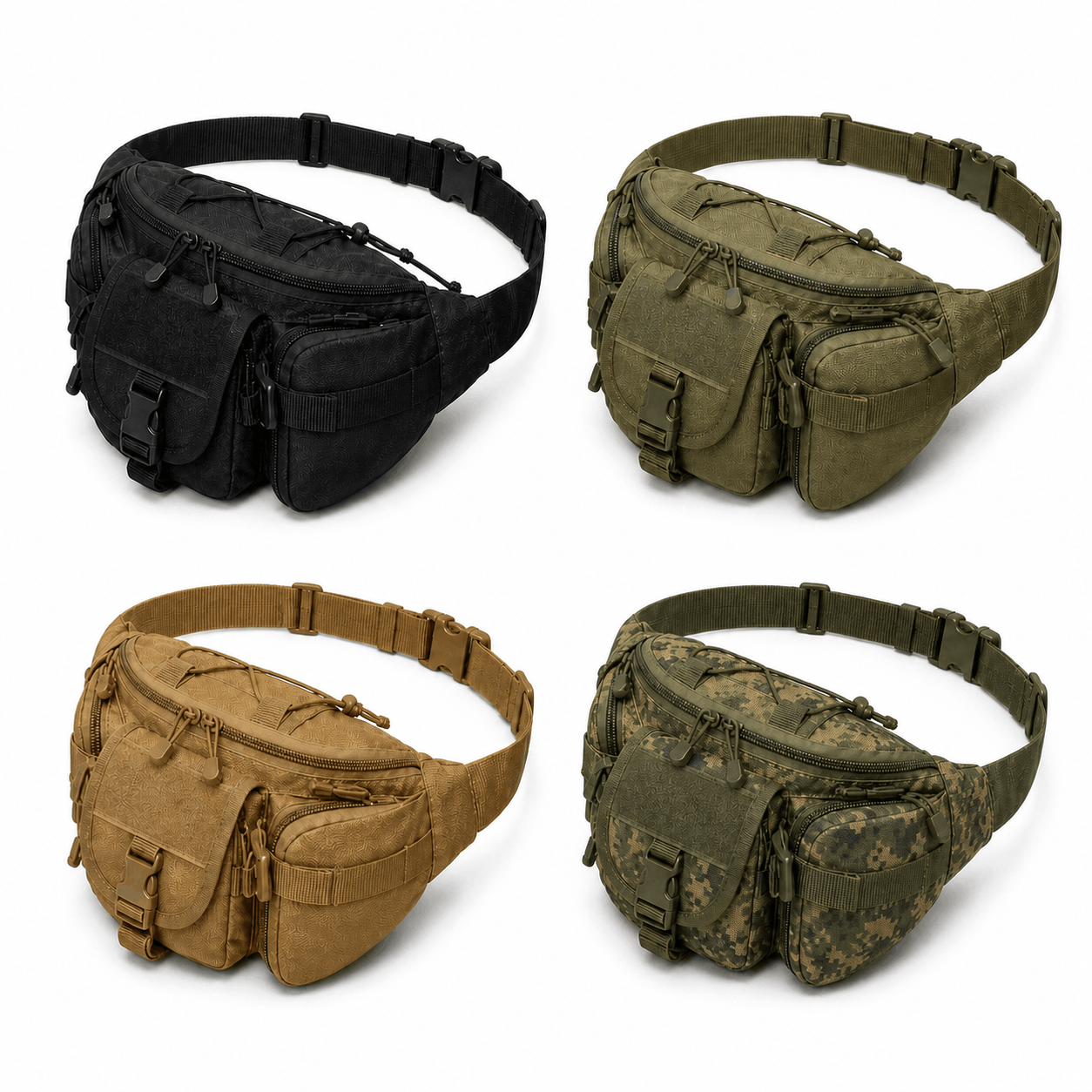 Τακτική τσάντα μέσης BlackAirsoft Banana 600D  