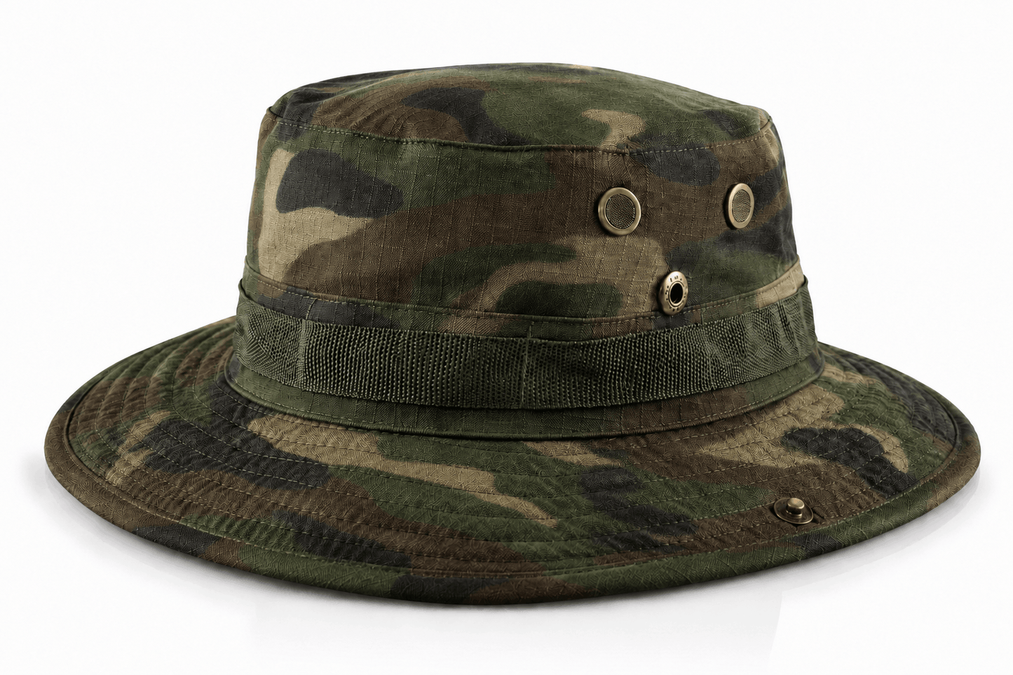 Τακτικό καπέλο Black Airsoft BOONIE – με κορδόνι και αεραγωγούς