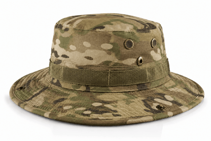 Τακτικό καπέλο Black Airsoft BOONIE – με κορδόνι και αεραγωγούς