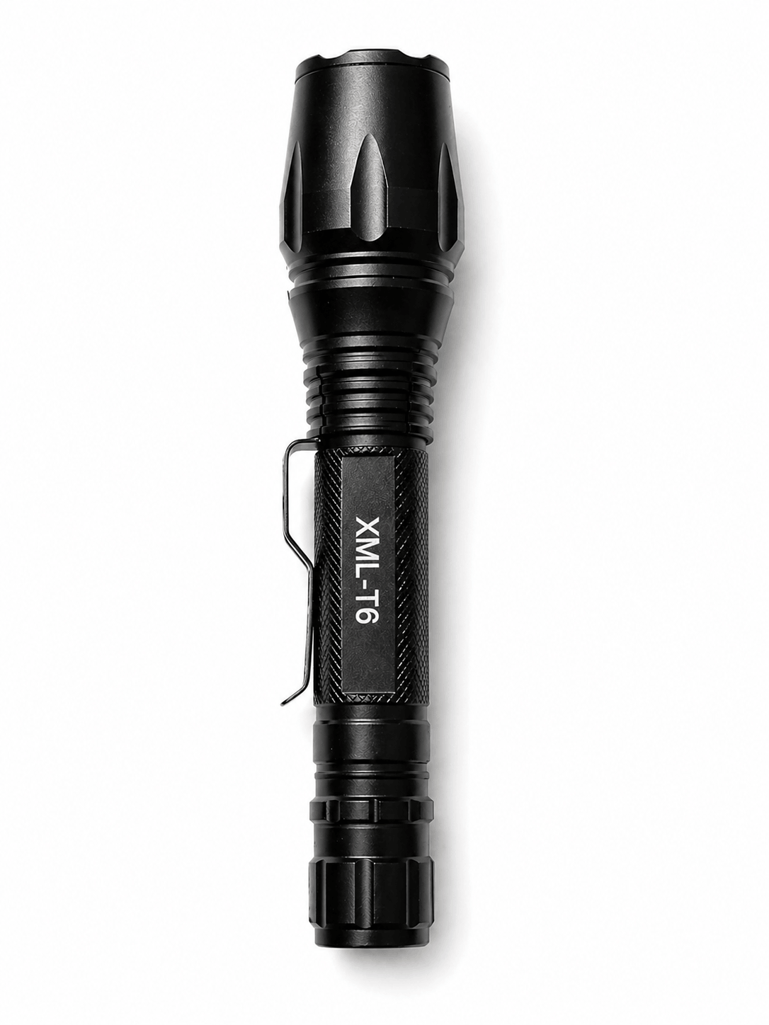 Τακτικός LED φακός Black Airsoft σετ με μπαταρίες και φορτιστή