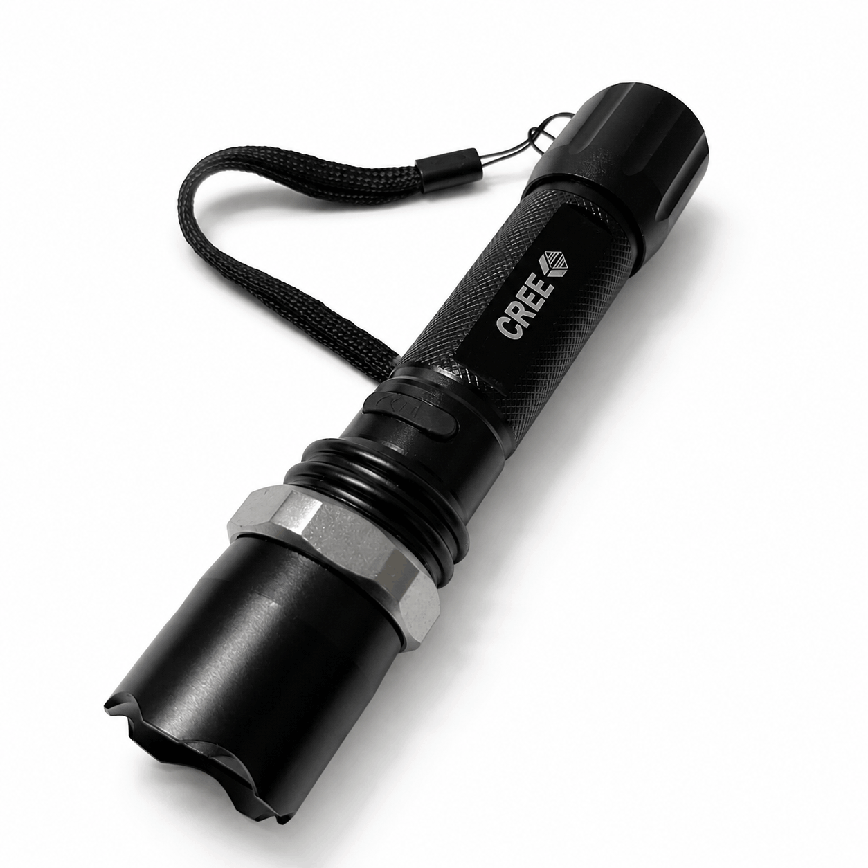 Τακτικός LED φακός POLICE 5000W Black Airsoft σετ με φορτιστή αυτοκινήτου