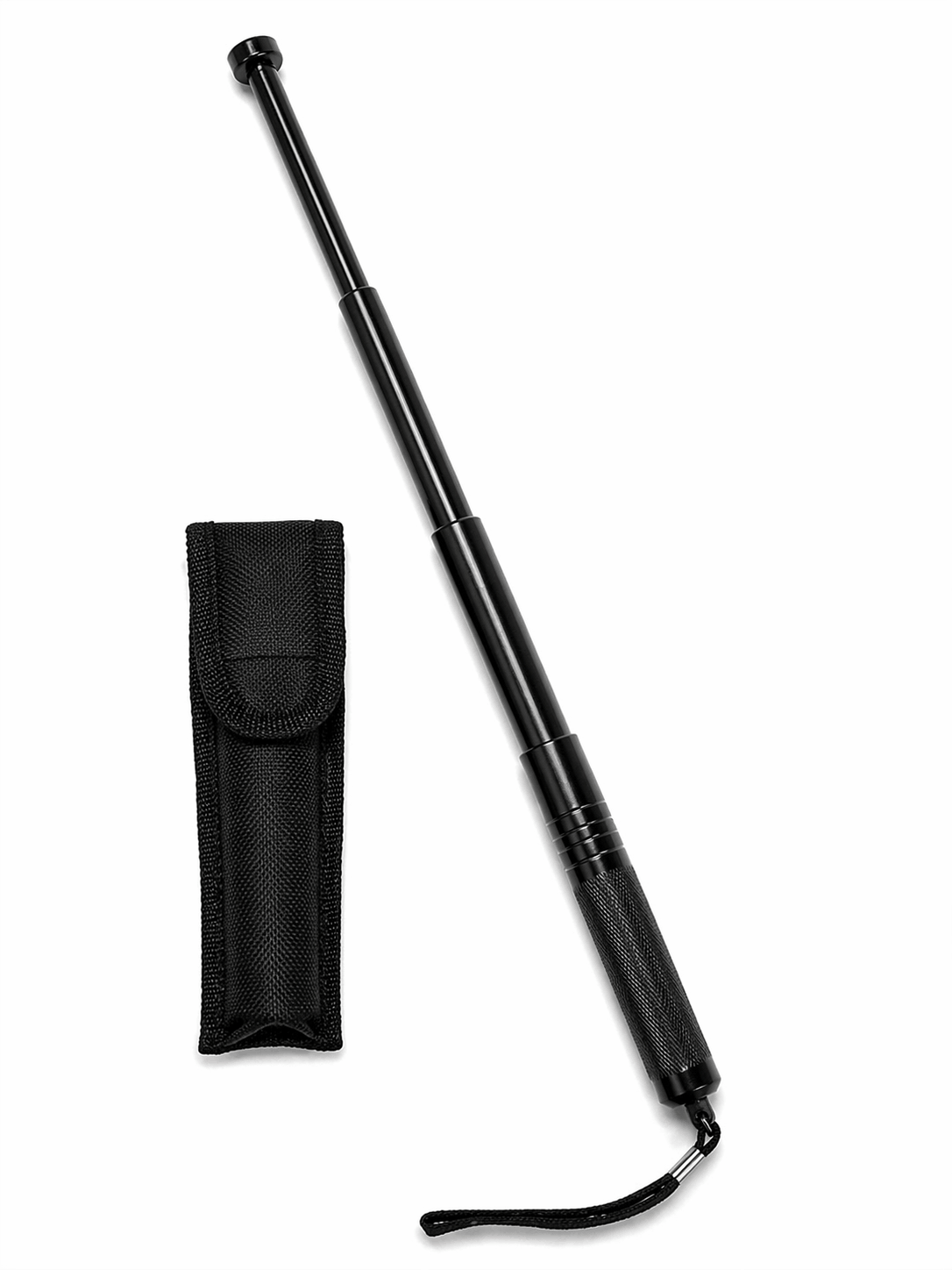 Τηλεσκοπικό ατσάλινο ρόπαλο Black Airsoft RAPTOR 40 εκ. με θήκη