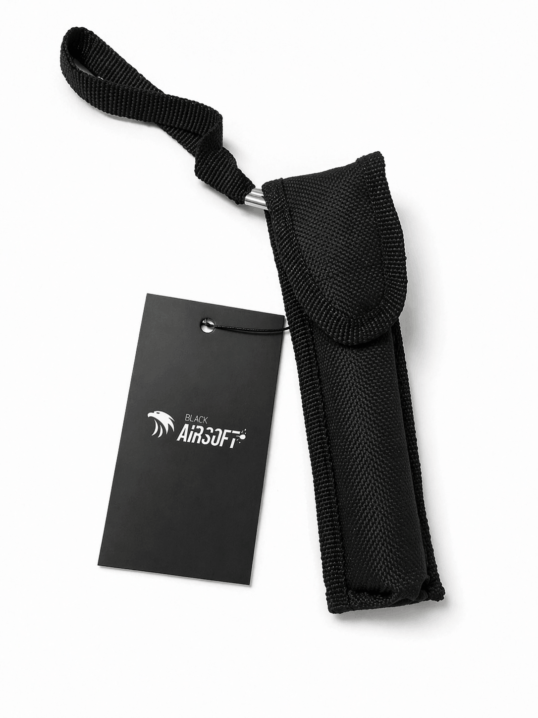 Τηλεσκοπικό ατσάλινο ρόπαλο Black Airsoft RAPTOR 40 εκ. με θήκη