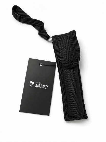 Τηλεσκοπικό ατσάλινο ρόπαλο Black Airsoft RAPTOR 40 εκ. με θήκη